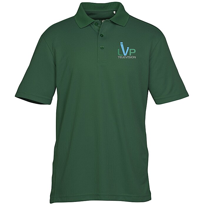 Custom Ice Performance Pique Polo - Men's