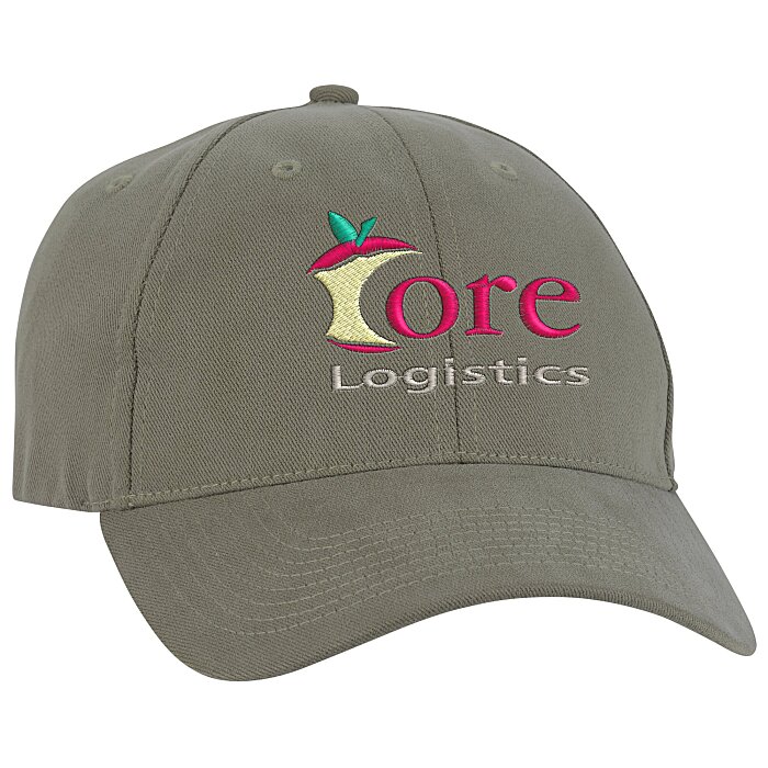 Custom Brushed Poly Hilo Cap