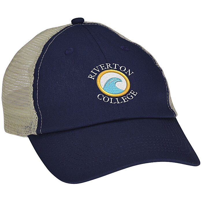 Custom Cotton Twill Soft Mesh Back Cap - Embroidered
