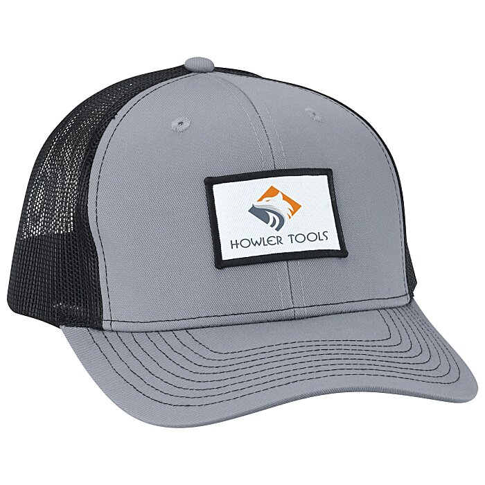 Custom Crofton Snapback Trucker Cap - Full Colour Patch