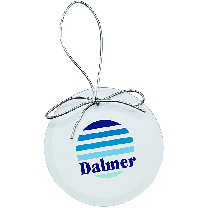Custom Jade Crystal Ornament - Round - Full Colour