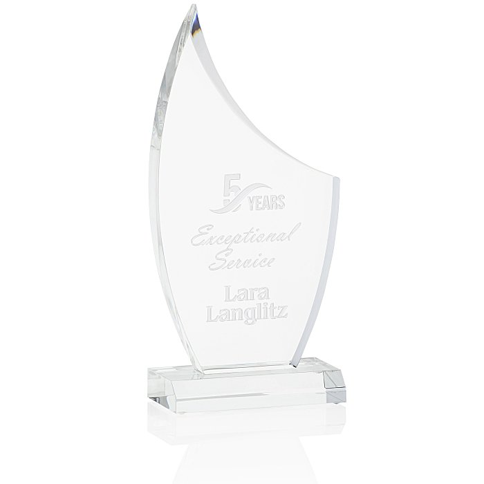 Custom Ascent Acrylic Award - 7 inches