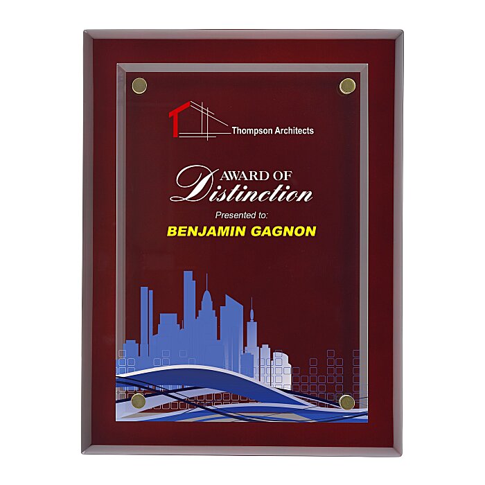 Custom Celebration Wood Plaque - 9 inches