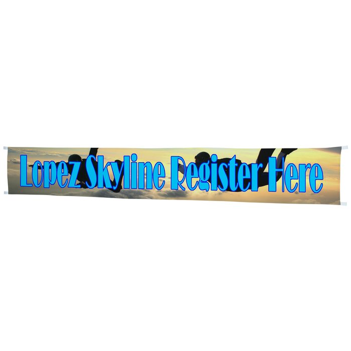 Custom 10' Event Tent Quarter Wall Banner - One Sided