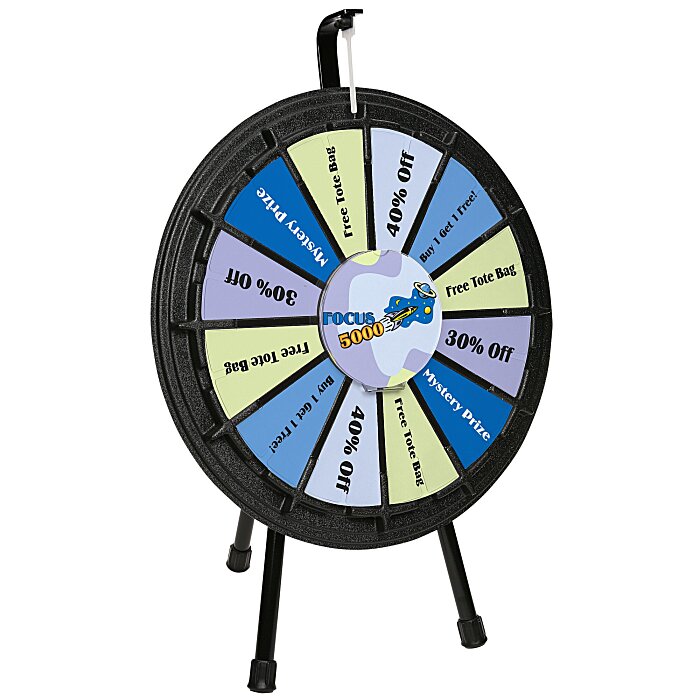 Custom Mini Tabletop Prize Wheel