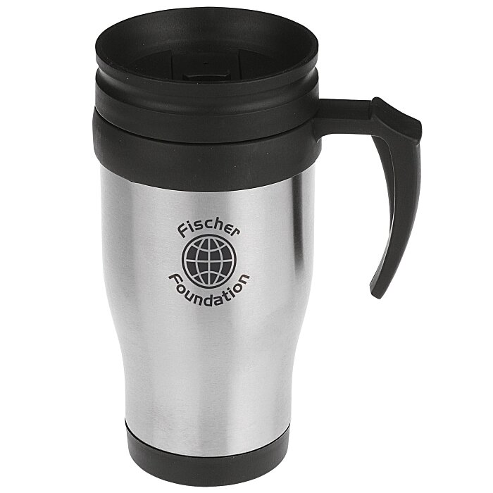 Custom Stainless Steel Travel Mug - 14 oz - 24 hr
