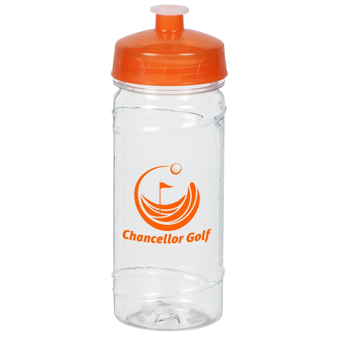 Custom Refresh Cyclone Water Bottle - 16 oz - Clear