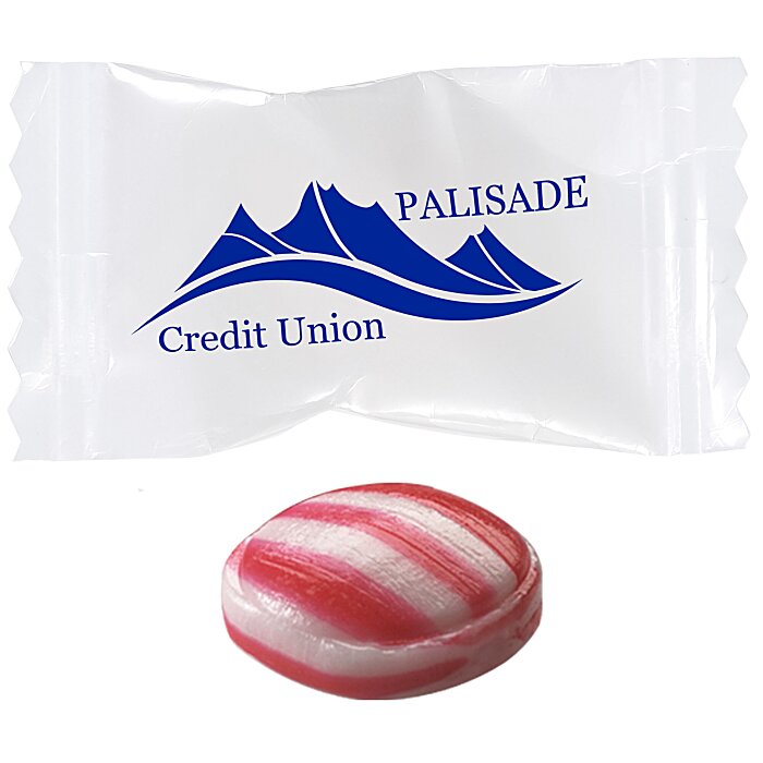 Custom FlavorBurst Candies - Hard Candies - White Wrapper