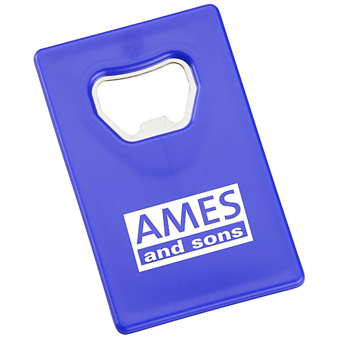Custom Credit Card Bottle Opener - Opaque