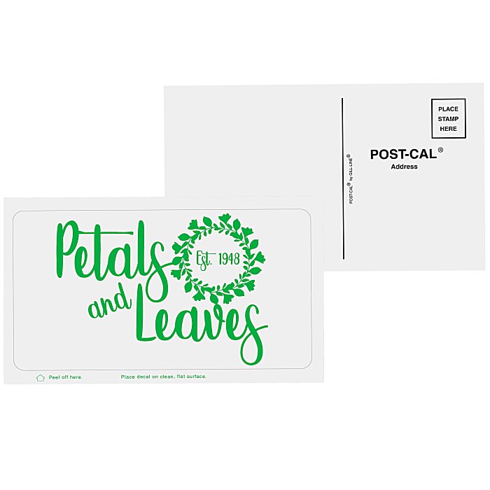 Custom Post-Cals Sticker-Rectangle