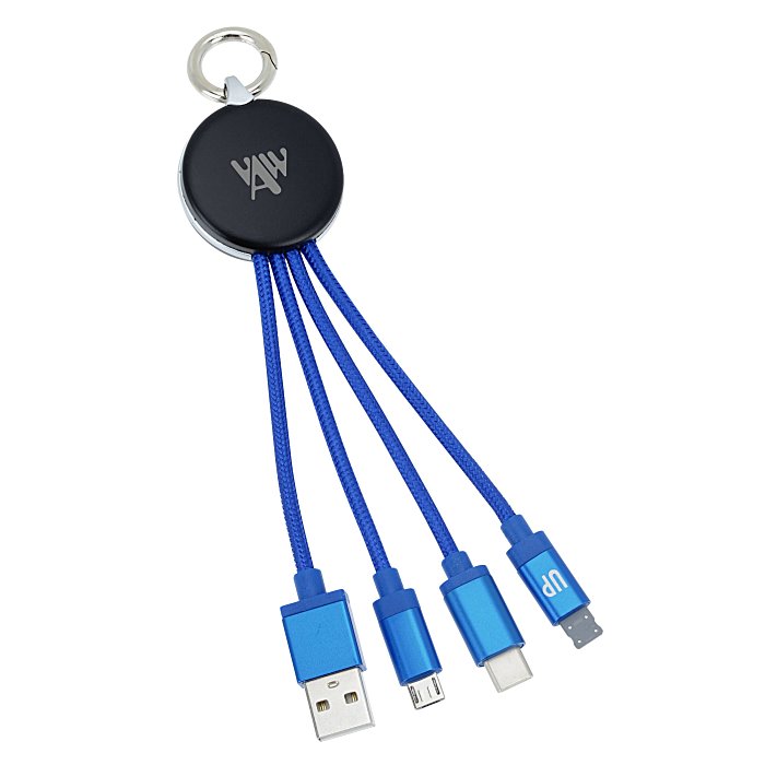 Custom Metallic Light-Up Logo Charging Cable