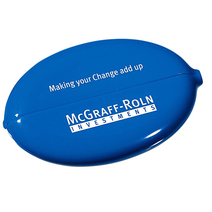 Custom Oval Quikoin Coin Purse - Opaque